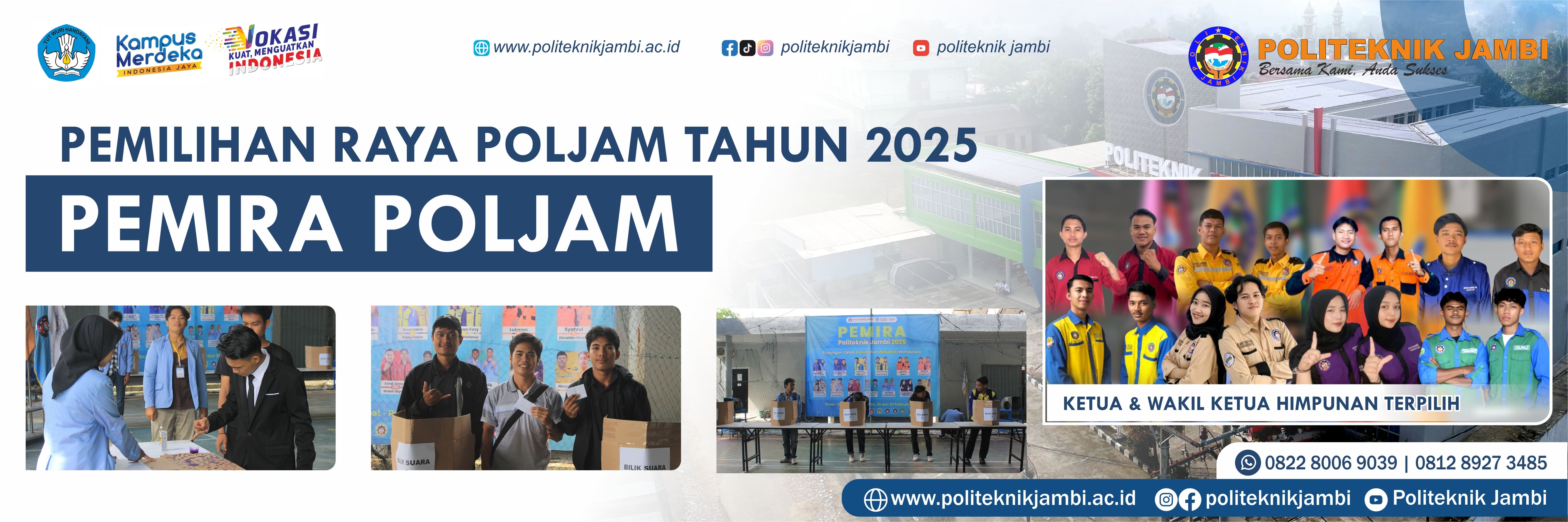 Poljam Adakan Pemilihan Raya (PEMIRA) Ketua dan Wakil Ketua Himpunan Tahun 2025